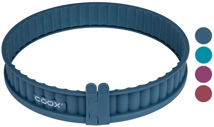 🥮 Coox Silikon Quicheform mit Glasboden, 26cm für 12,94€ (statt 27€)