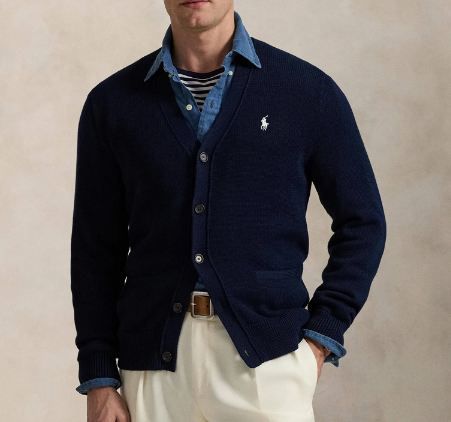Polo Ralph Lauren Strickjacke aus Baumwollgarn für 199,60€ (statt 230€)