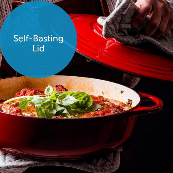Fehler 2.0?! 🍲 BK Cookware Bourgogne Gusseisen Dutch Oven, 28cm/4L für 39,99€ (statt 109€)