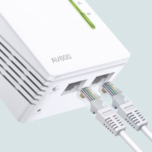 🛜 TP Link TL WPA4220 2 Port Powerline Adapter, 600 Mbit/s. für 19,99€ (statt neu 35€)