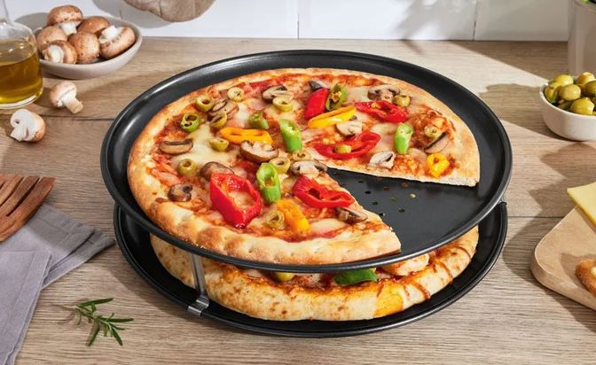 🍕 2er Pack Zenker Pizzablech Set mit Distanzhaltern für 11,94€ (statt 17€)