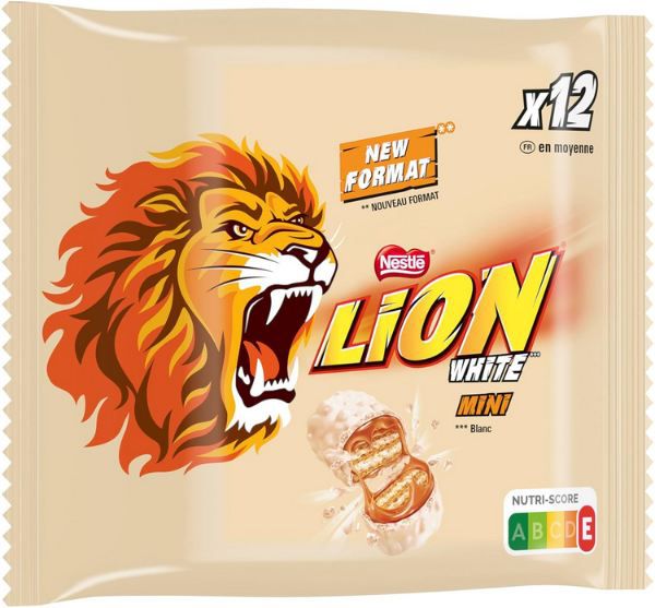 🍫 12er Pack Nestlé LION White Minis, 237,6g ab 3,62€ (statt 5€)