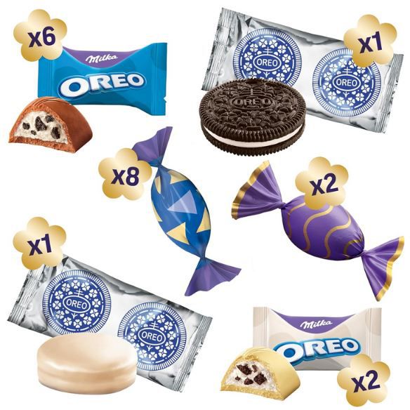 🍫 Milka & OREO Osternest, 20 Süßigkeiten, 198g für 6,09€ (statt 8€)
