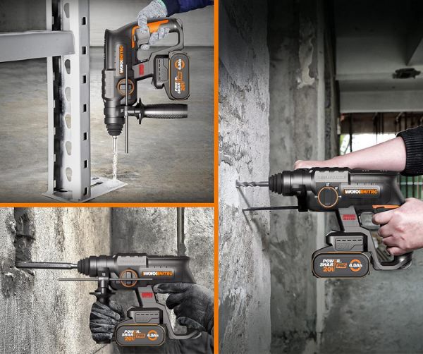🪛 Worx Nitro WX381.9 20V Akku Bohrhammer für 110,42€ (statt 130€)