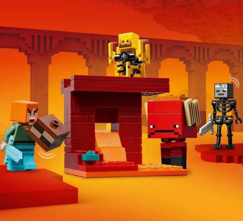 LEGO 21266 Minecraft Das Lava Duell im Nether für 5,99€ (statt 11€)