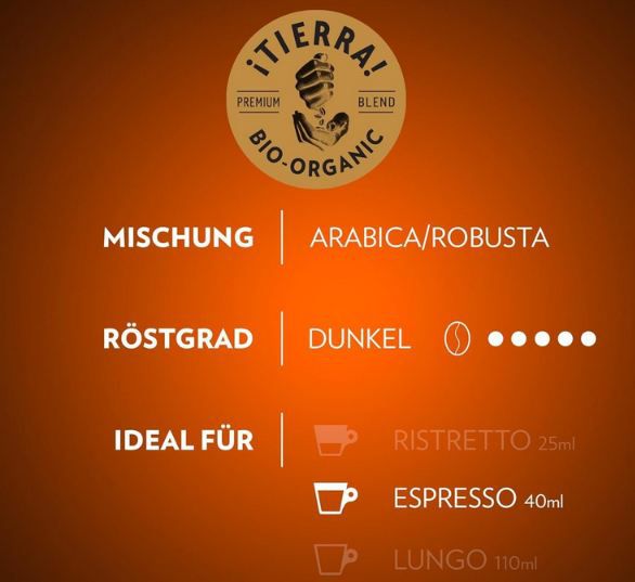 ☕ 10 x 10 Kapseln Lavazza Tierra for Africa Bio Organic Espresso ab 19,92€ (statt 36€)