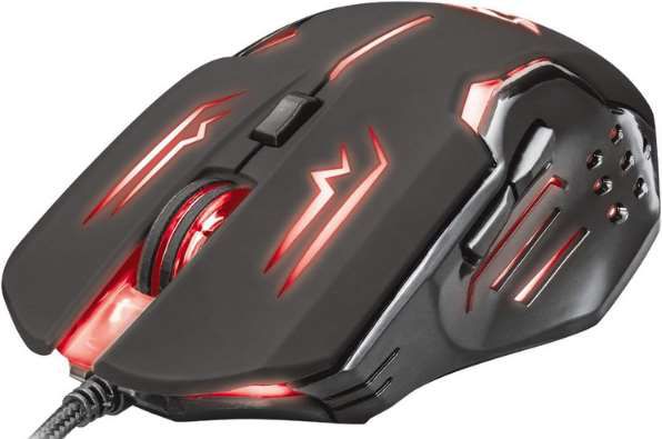 🖱️ Trust GXT 108 Rava Gaming Maus mit 2K DPI + RGB für 11,99€ (statt 20€)