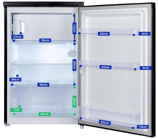 ❄️ CHIQ CTT107BC Kühlschrank mit Gefrierfach, 107L für 220,99€ (statt 270€)