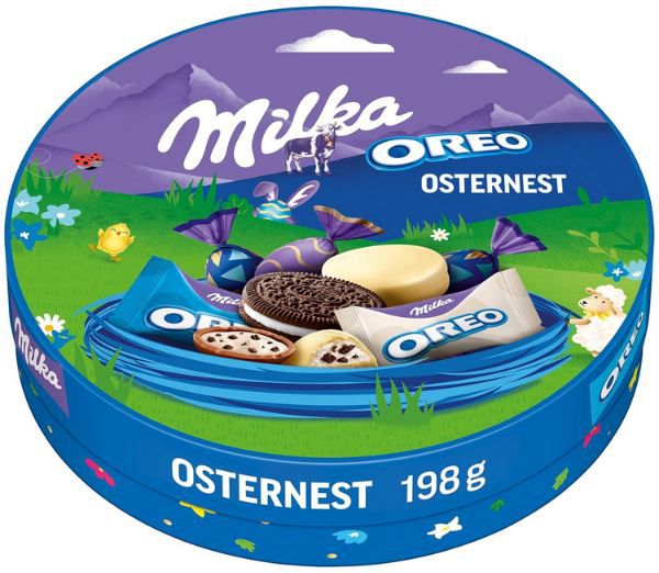 🍫 Milka & OREO Osternest, 20 Süßigkeiten, 198g für 6,09€ (statt 8€)