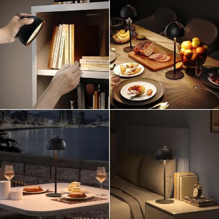 💡 Deelux LED Akku Tischlampe, 3.000K, Tragbar für 19,71€ (statt 25€)