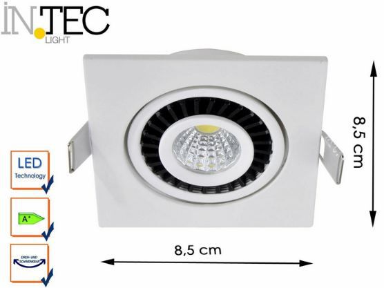 💡 6er Packs Eco Light Einbaustrahler inkl. LED & Rahmen für je 8,99€ (statt 15€)