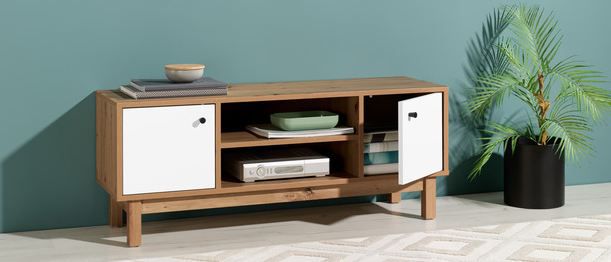 Livarno home Lowboard Copenhagen mit 2 Fächern & 2 Türen für 45,94€ (statt 61€)