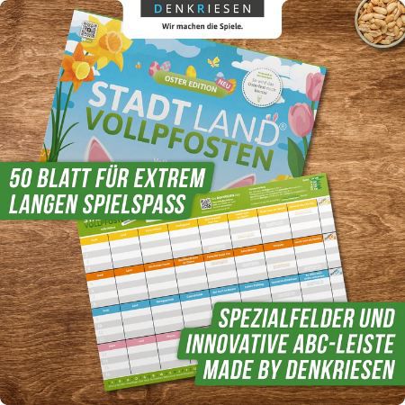Denkriesen   Stadt Land Vollpfosten Oster Edition, DINA4 für 9,87€ (statt 13€)