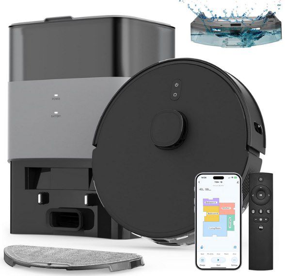 FIXR T20+ Saugroboter mit Wischfunktion & Absaugstation für 197,59€ (statt 250€)