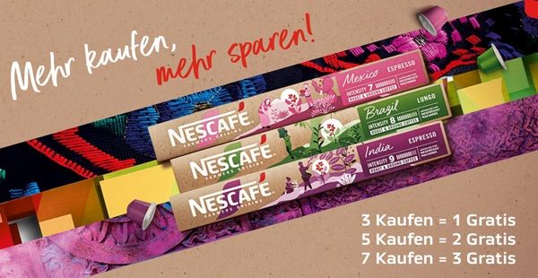 ☕️ Wieder da! NESCAFÉ Farmers Origins gratis ausprobieren