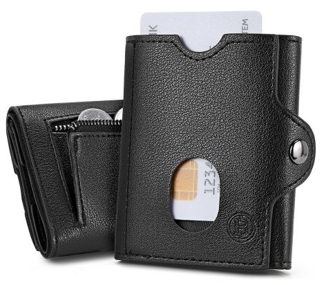 BOSTANTEN schmale Geldbörse mit RFID Schutz für 8,63€ (statt 18€)