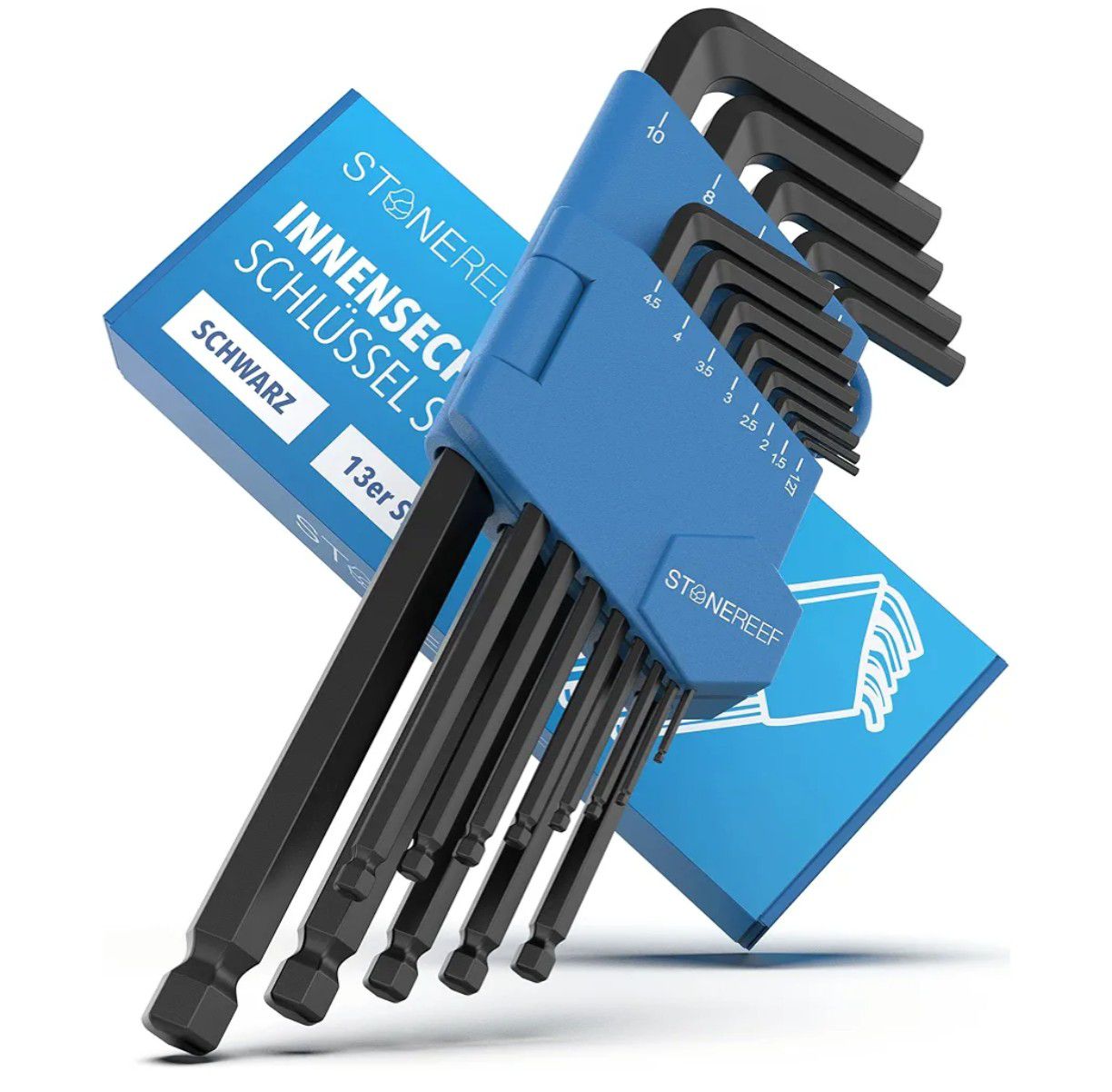 STONE REEF Innensechskantschlüssel Set 13tlg.   1,27 10mm, für 6,79 statt 10,99 Euro