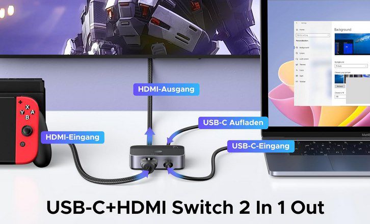 UGREEN 4K@60Hz HDMI Switch für 25,49€ (statt 30€)