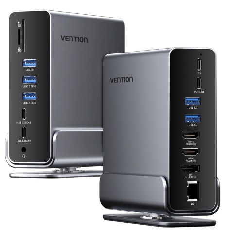 Vention 16in1 USB C Docking Station für 87,99€ (statt 160€)