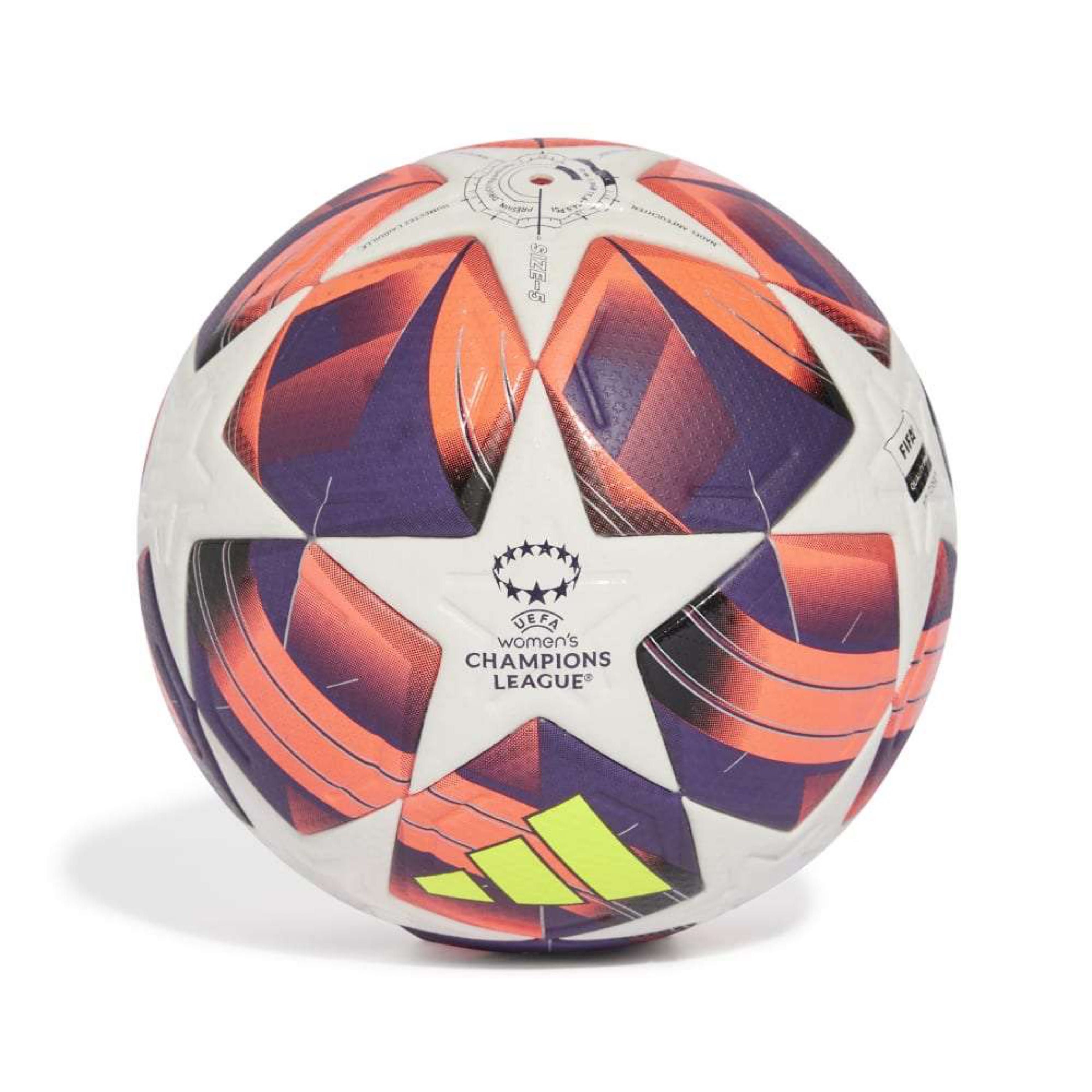 Adidas UWCL Pro 24/25 Group Stage Ball weiß aurora schwarz silber turbo Gr 5
