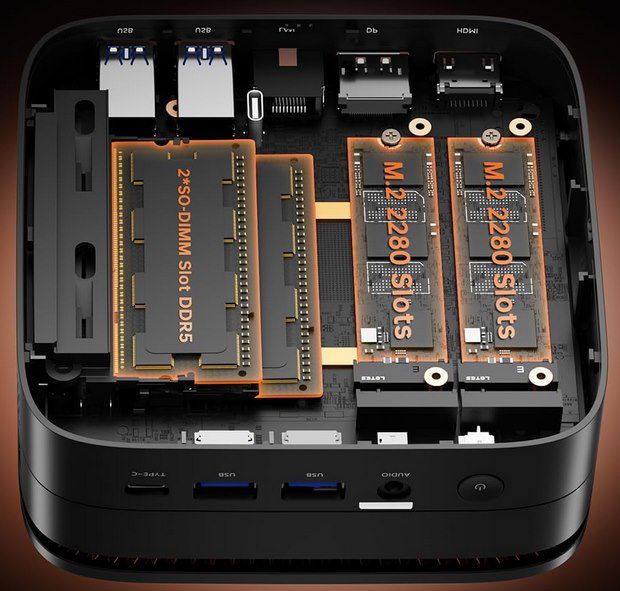 🖥️ NiPoGi H1 Mini PC mit Ryzen 7 6800H, 32GB + 1TB für 409€ (statt 450€)