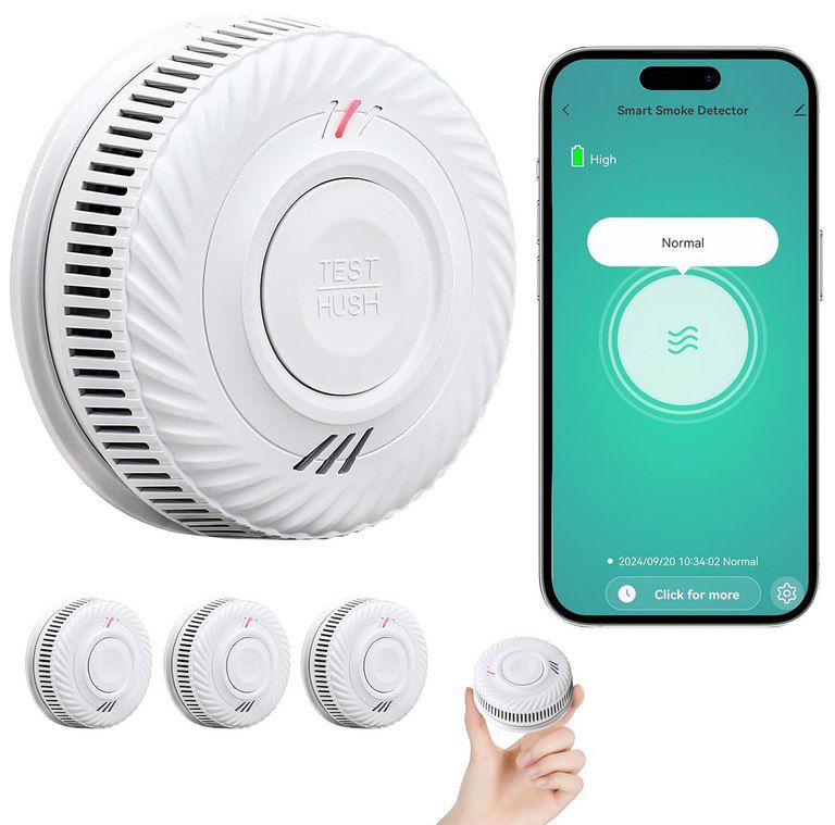 🌫️ 3x PHYSEN Smarter Rauchmelder mit WLAN für 48,99€ (statt 70€)
