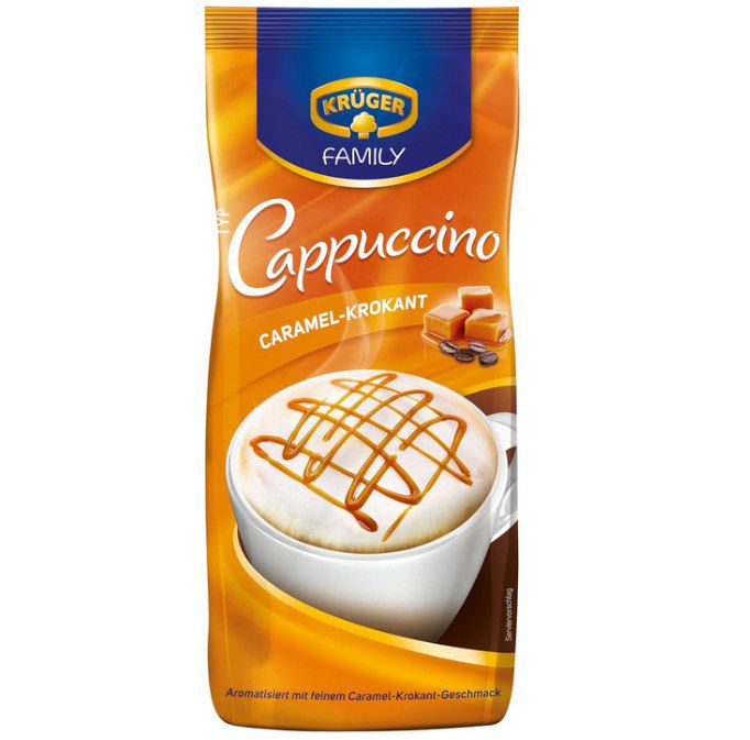 ☕ KRÜGER Family Cappuccino Caramel Krokant ab 2,24€ (statt 4,49€)