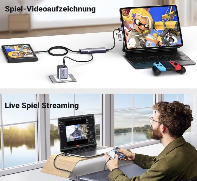UGREEN Video Capture Card & PD 100W für 25,49€ (statt 30€)