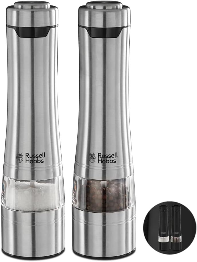 2er Set Russell Hobbs Elektrische Salz & Pfeffer Mühle für 15€ (statt 23€)