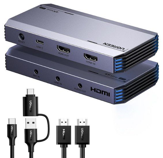 UGREEN HDMI Capture Card (4K60Hz / 2K144Hz) für 71,98€ (statt 90€)