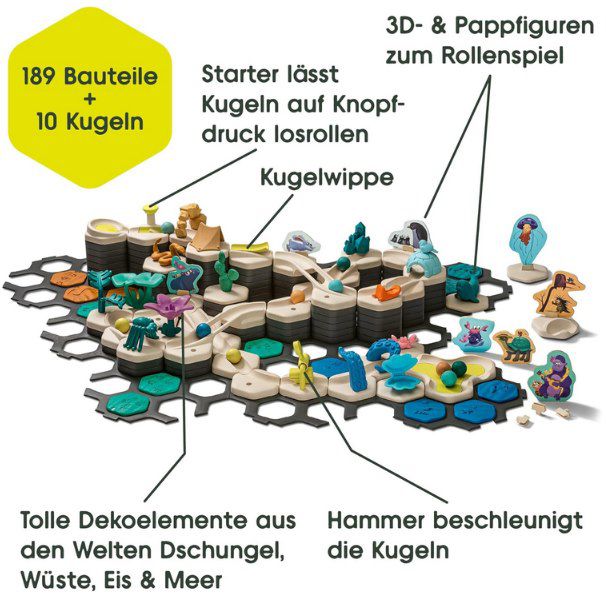 ⚫ Ravensburger GraviTrax Junior Starter Set XXL Murmelbahn Planet für 52€ (statt 72€)