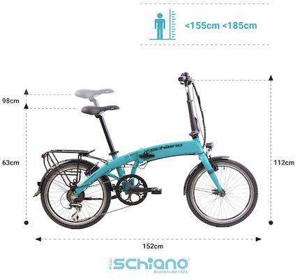 🚉🚴‍♂️ F.lli Schiano Galaxy Klappbares E Bike mit 20 Zoll für 644€ (statt 959€)