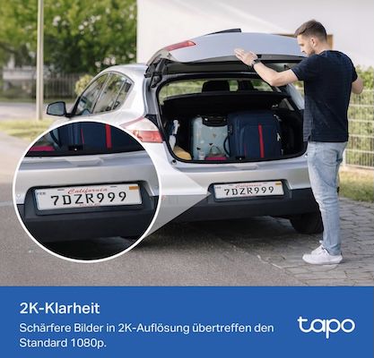 🌞📹🔋 Tapo C410 KIT Solar Aussen Überwachungskamera für 45,90€ (statt 70€)