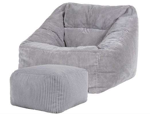 🛋️🧸 ICON XXL Sitzsack „Morgan mit Hocker mit 100x80x88 cm für 160€ (statt 200€)