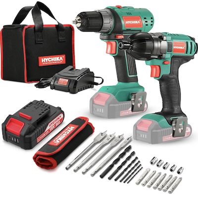 🔧🪛 HYCHIKA 18V Akkuschrauber 35Nm und Schlagschrauber 160Nm für 80,99€ (statt 90€)