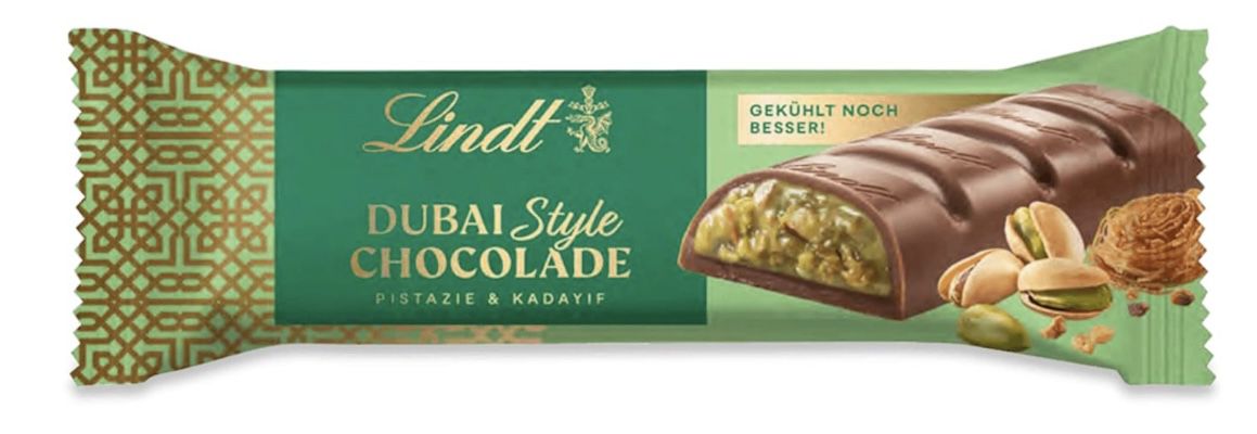 😋😍🍫 40g Lindt Dubai Style Riegel für 3,80€