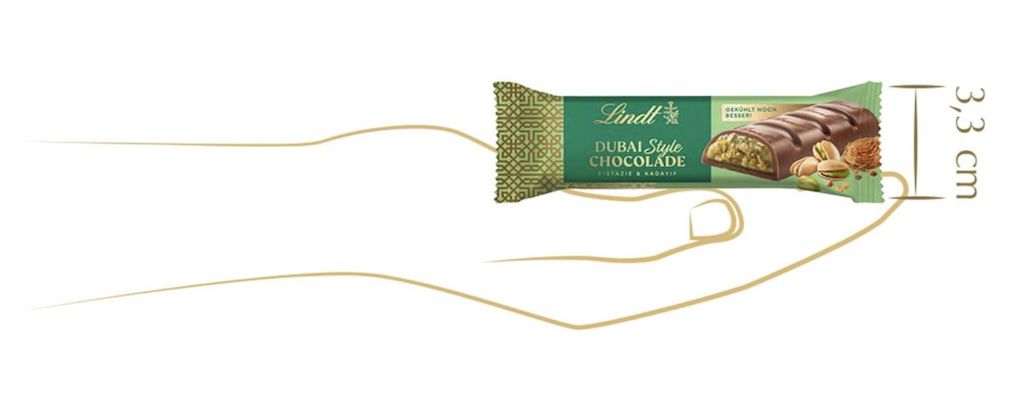 😋😍🍫 40g Lindt Dubai Style Riegel für 3,80€