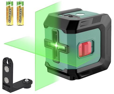 🚧📏🟢 HYCHIKA Kreuzlinienlaser mit 3 Helligkeitsstufen für 25,49€ (statt 30€)