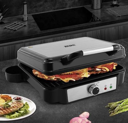 🥪🧑‍🍳 YASHE Kontaktgrill mit 3 in 1 Funktionalität für 33,99€ (statt 40€)