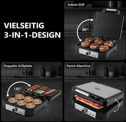 🥪🧑‍🍳 YASHE Kontaktgrill mit 3 in 1 Funktionalität für 33,99€ (statt 40€)