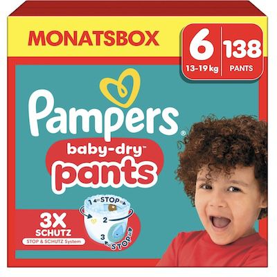 138 Pampers Windeln Paw Patrol Pants Größe 6 (14-19kg) ab 41,39€ (statt 55€)