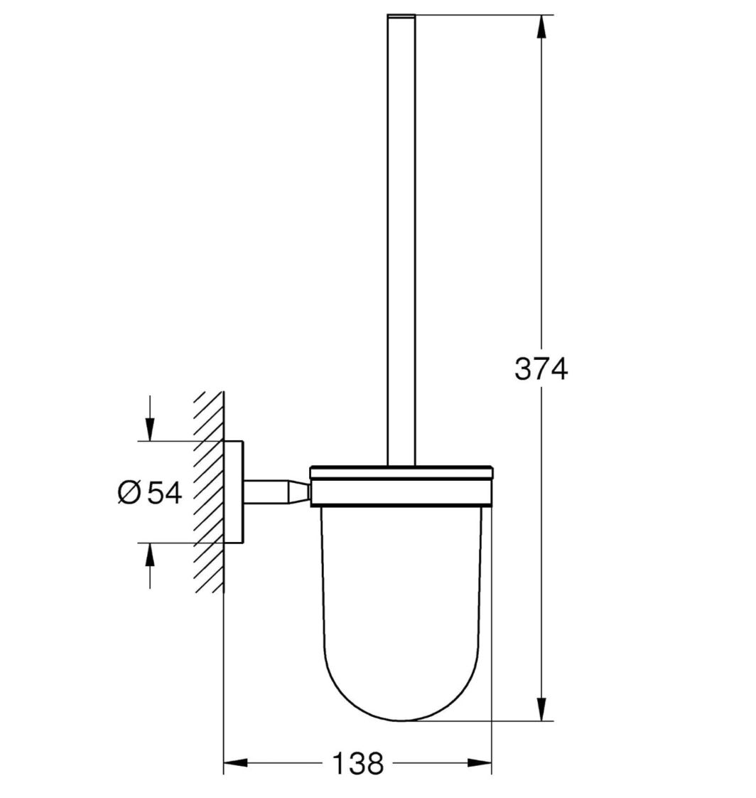 🚽🧼 GROHE Start Cosmopolitan   Toilettenbürstengarnitur für 27,99€ (statt 33€)