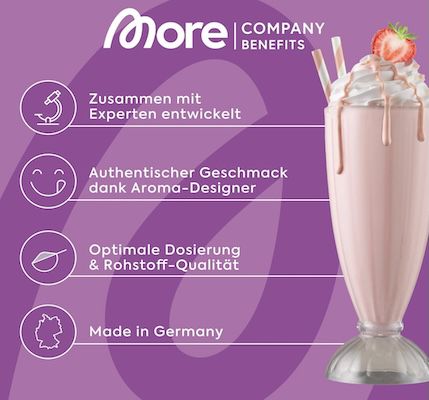 💪🏻😋 600g MORE Protein Trinkschokolade ab 22,41€ (statt 30€)
