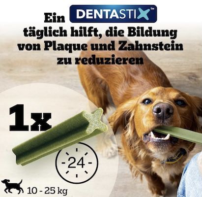 🦴🐶🦷 112x Pedigree Kausnacks Denta Stix Daily Fresh ab 23,84€ (statt 33€) 👉🏻 0,21€ pro Stück