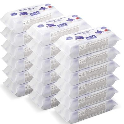 18x by Amazon Sensitive Baby Feuchttücher – 1.008 Tücher ab 12,90€ (statt 20€)