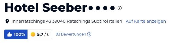 🏔️ 2 ÜN in Südtirol im 4* Hotel Seeber inkl. Verwöhnpension, Wellness & mehr ab 139€ p.P. 🏔️ 2 ÜN in Südtirol im 4* Hotel Seeber inkl. Verwöhnpension, Wellness & mehr ab 139€ p.P.