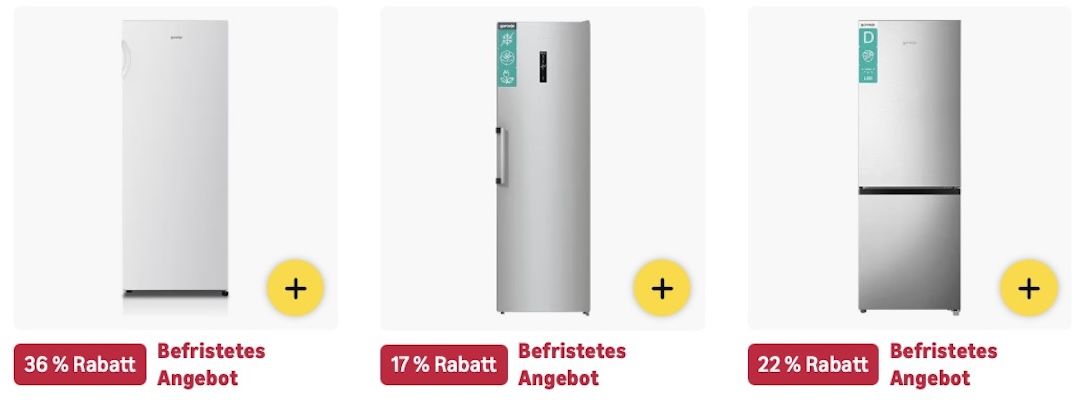 🧺 Amazon: Haushaltsgeräte von Gorenje im Sale 👉🏻 7kg Waschmaschine für 319€ (statt 379€)