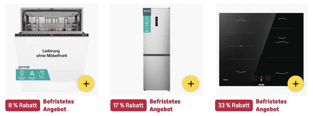 🧺 Amazon: Haushaltsgeräte von Gorenje im Sale 👉🏻 7kg Waschmaschine für 319€ (statt 379€)