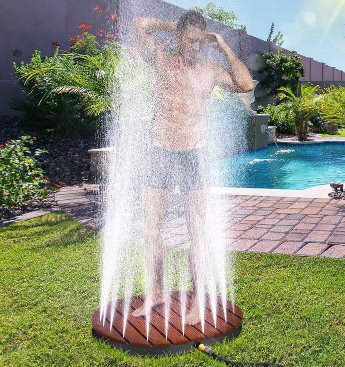 💦 Bodendusche für Außen mit 22 Kupferdüsen für 64,99€ (statt 77€)