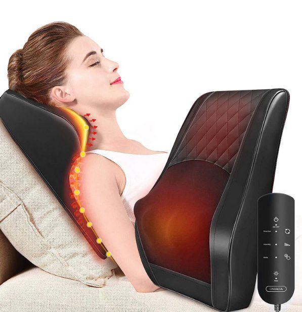 💆 3D Shiatsu Rückenmassagegerät mit 2 Heizstufen für 34,40€ (statt 50€)